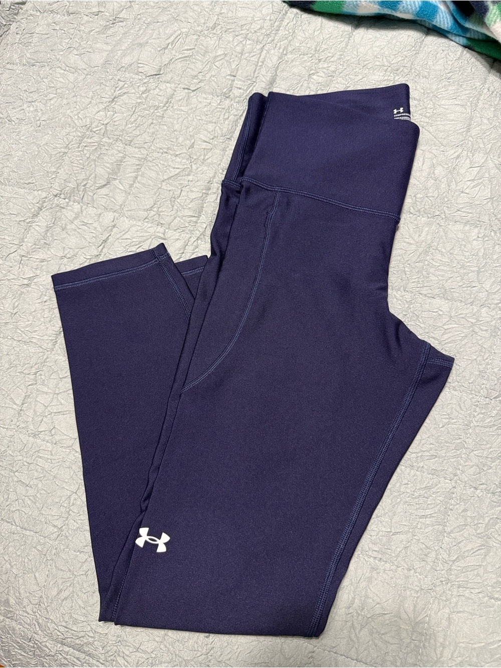 Under Armour Heatgear Navy Performance Leggings